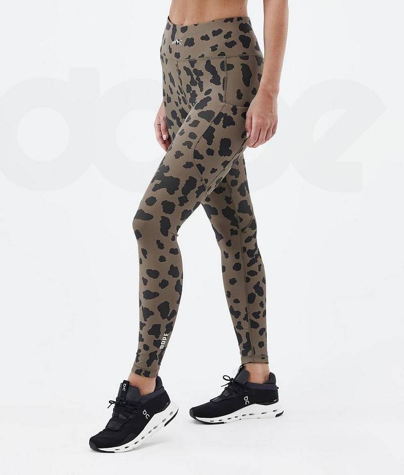 Leopard Women\'s Dope Lofty Tech Leggings | India_D2413