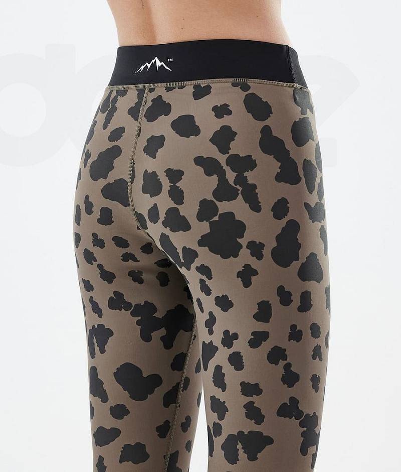 Leopard Women's Dope Razor Leggings | India_D1564