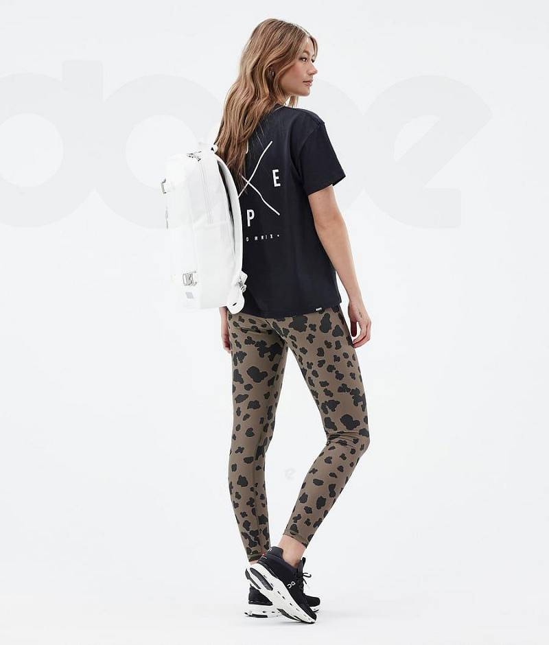 Leopard Women's Dope Razor Leggings | India_D1564