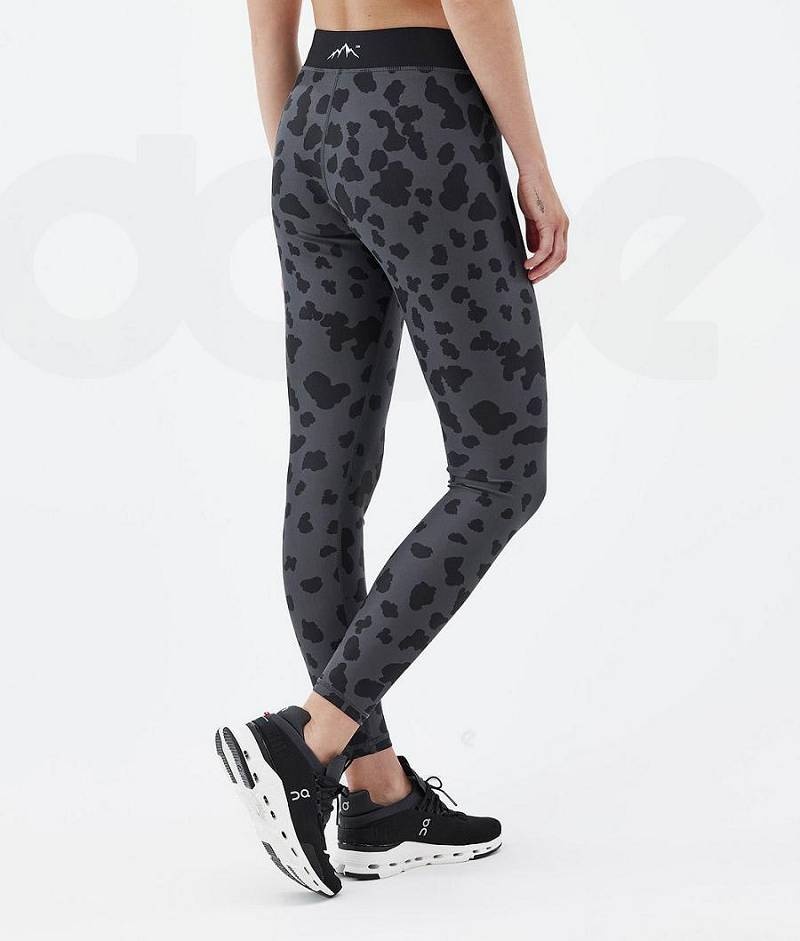 Leopard Women's Dope Razor Leggings | India_D1128