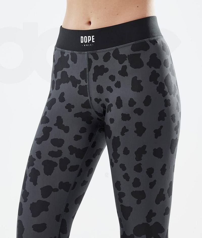 Leopard Women's Dope Razor Leggings | India_D1128