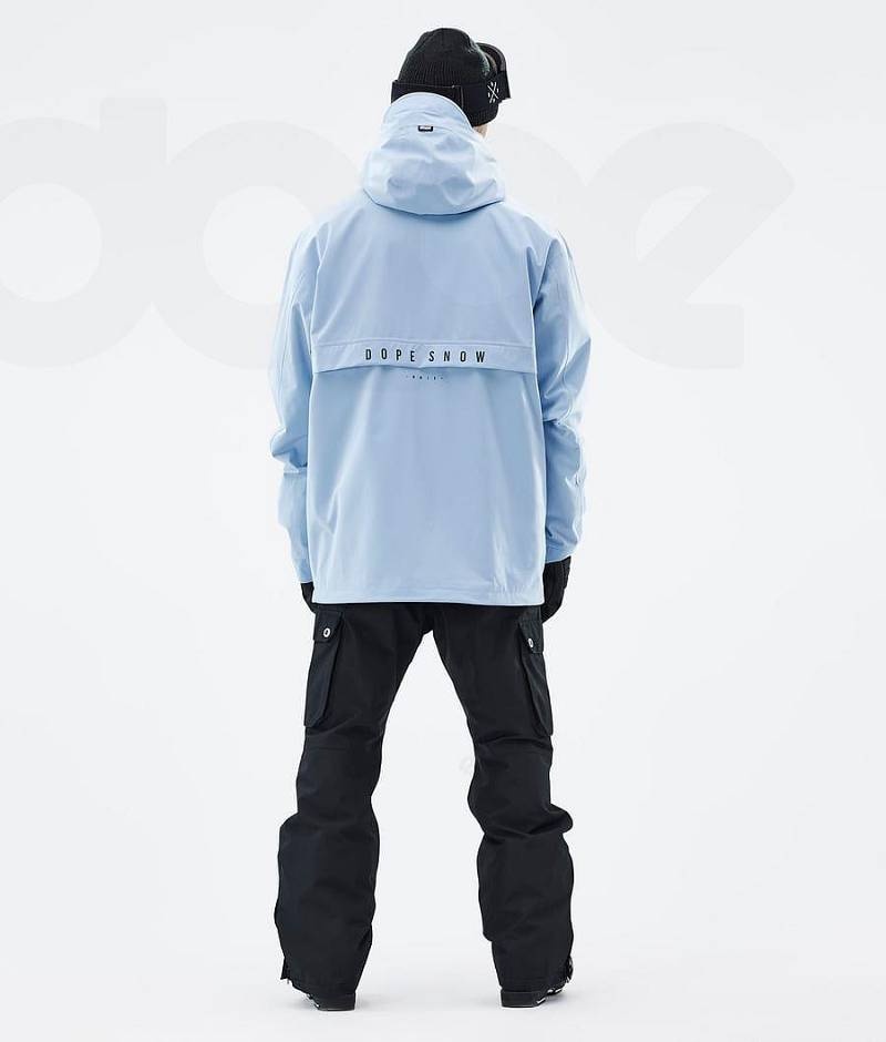 Light Blue Men's Dope Legacy Ski Jackets | India_D1747