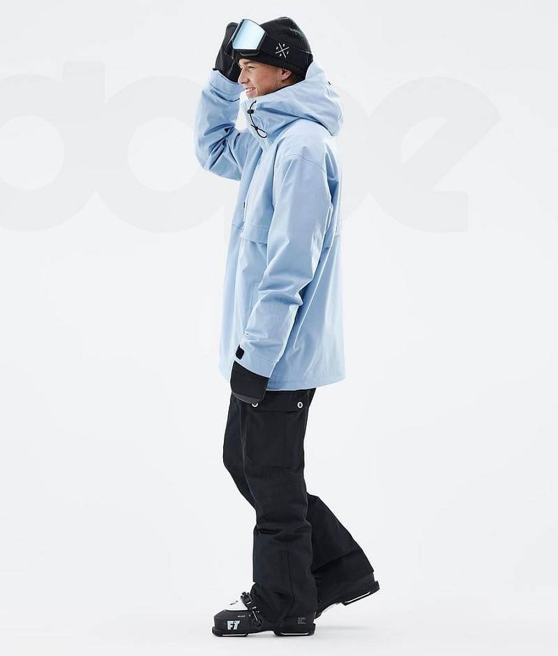 Light Blue Men's Dope Legacy Ski Jackets | India_D1747