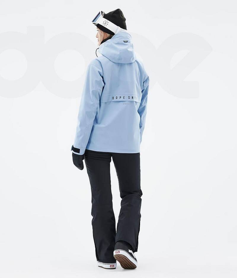 Light Blue Women's Dope Legacy W Snowboard Jackets | India_D2225