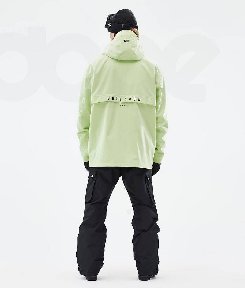 Light Green Men's Dope Legacy Ski Jackets | India_D2101