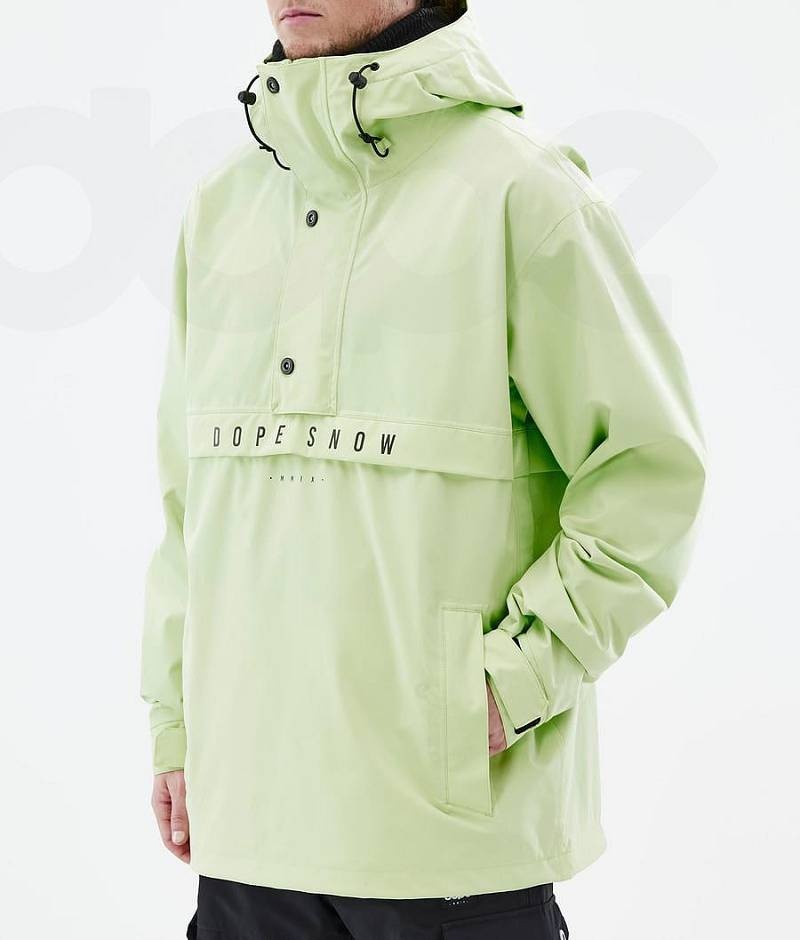 Light Green Men's Dope Legacy Ski Jackets | India_D2101