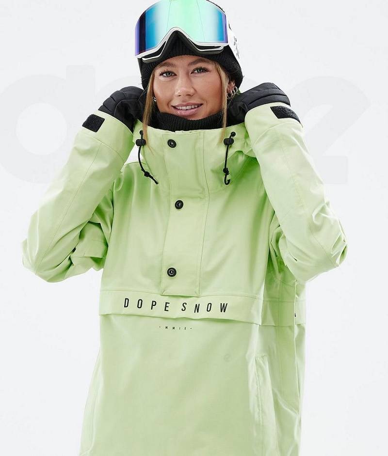 Light Green Women's Dope Legacy W Ski Jackets | India_D2375