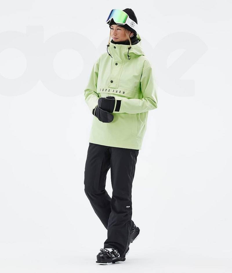 Light Green Women's Dope Legacy W Ski Jackets | India_D2375