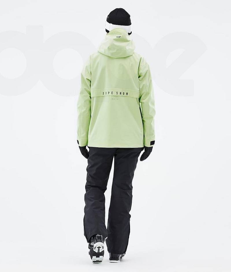 Light Green Women's Dope Legacy W Ski Jackets | India_D2375