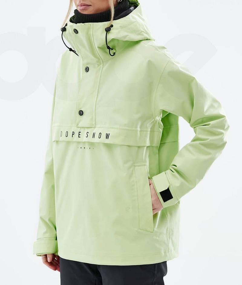 Light Green Women's Dope Legacy W Ski Jackets | India_D2375