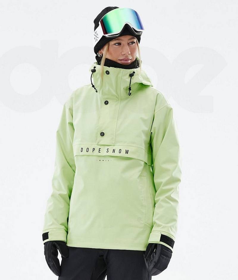 Light Green Women\'s Dope Legacy W Snowboard Jackets | India_D1843