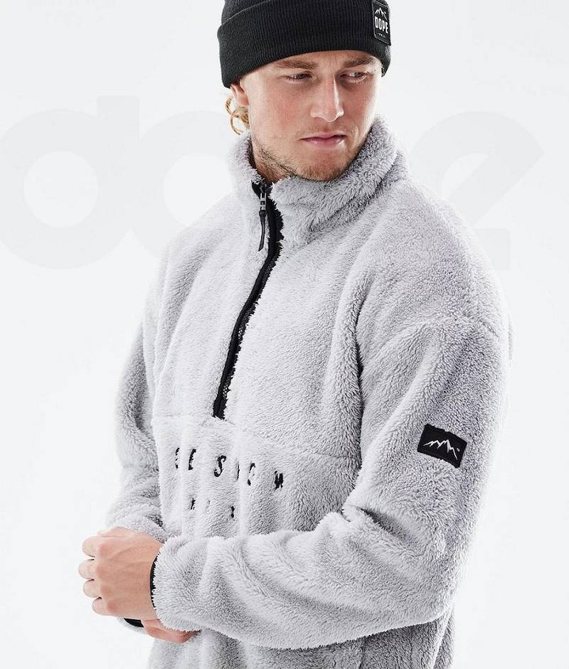 Light Grey Men's Dope Pile 2021 Fleece | India_D2199