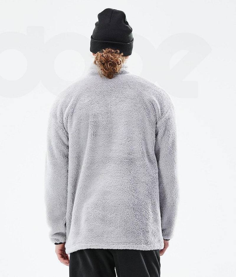 Light Grey Men's Dope Pile 2021 Fleece | India_D2199