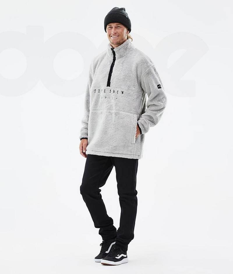 Light Grey Men's Dope Pile Fleece | India_D2262