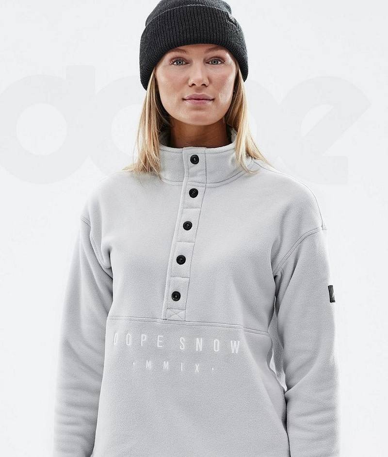 Light Grey Women's Dope Comfy W Fleece | India_D2129