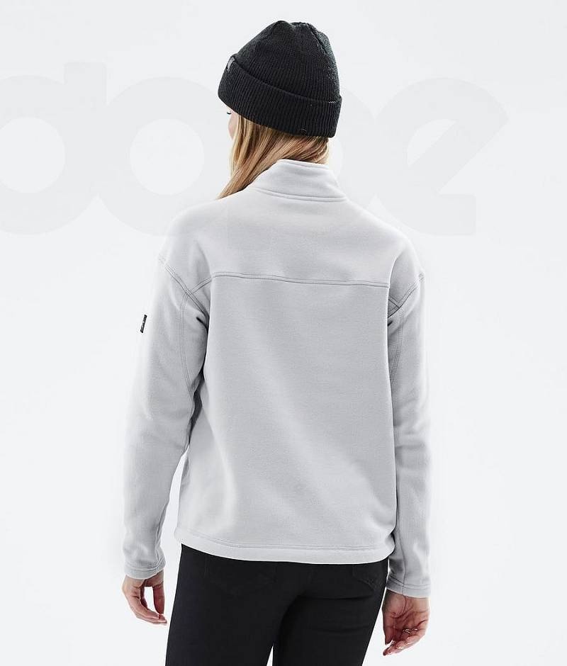 Light Grey Women's Dope Comfy W Fleece | India_D2129