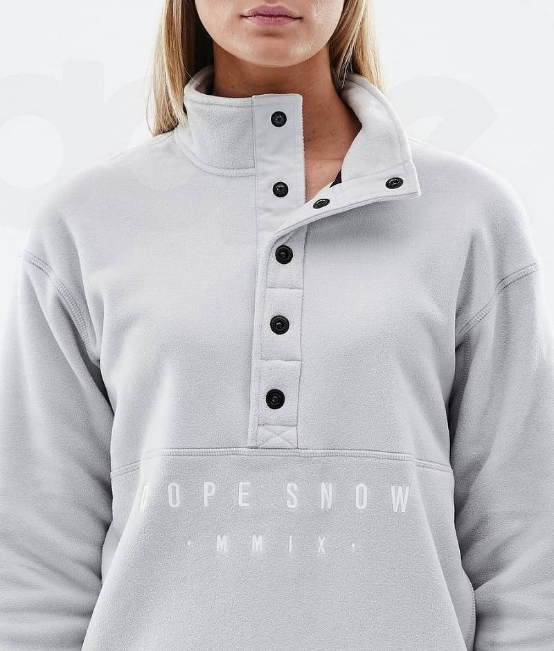 Light Grey Women's Dope Comfy W Fleece | India_D2129