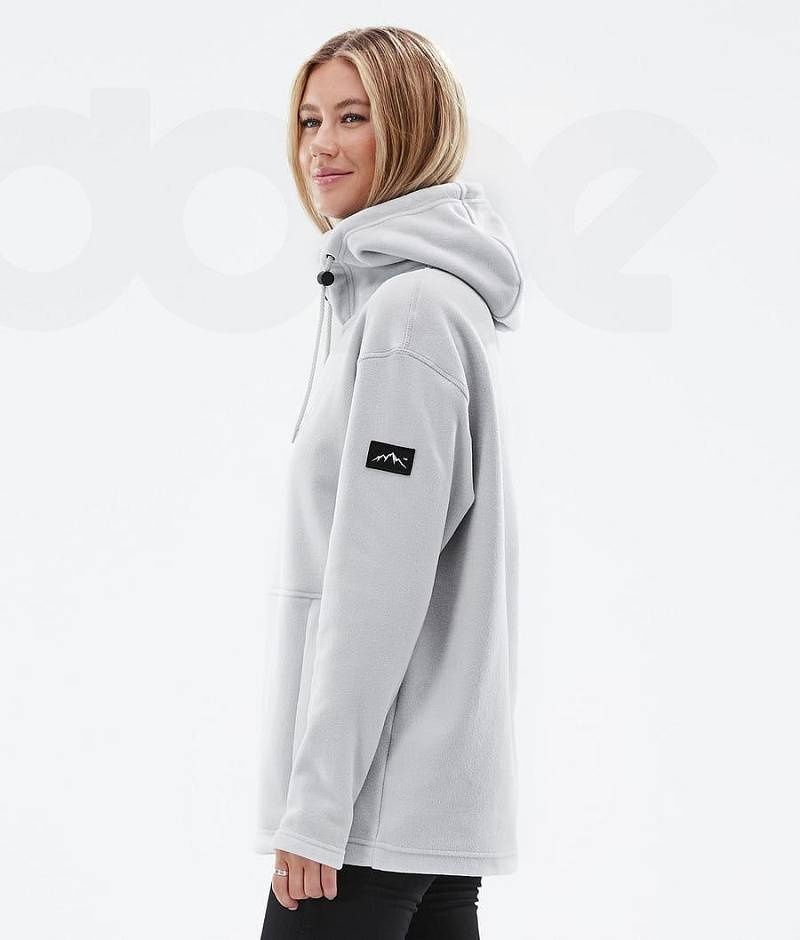 Light Grey Women's Dope Cozy II W Fleece | India_D2154