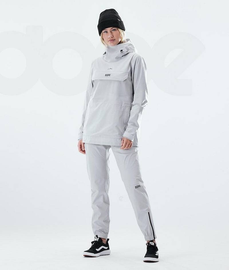 Light Grey Women's Dope Drizzard W Outdoor Jackets | India_D2232