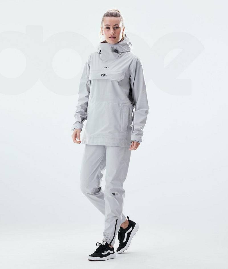 Light Grey Women's Dope Drizzard W Outdoor Pants | India_D1423