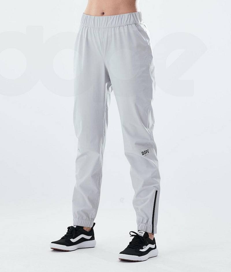 Light Grey Women's Dope Drizzard W Outdoor Pants | India_D1423