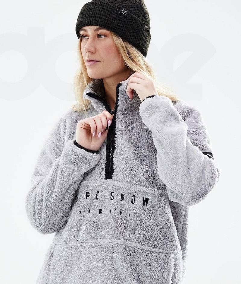 Light Grey Women's Dope Pile W 2021 Fleece | India_D1094