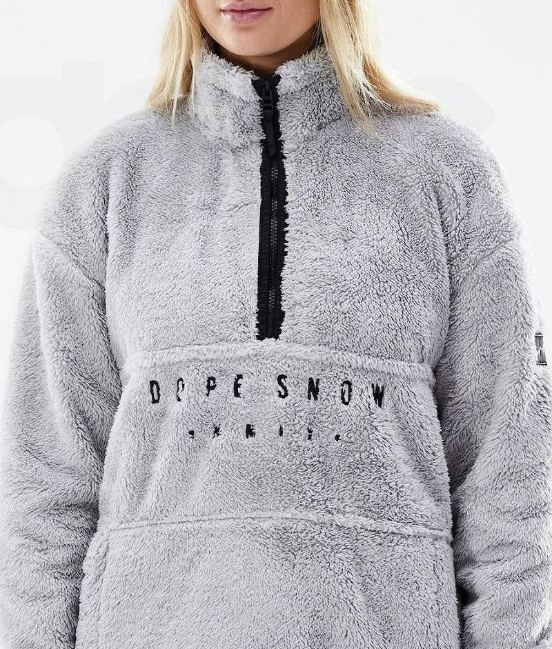 Light Grey Women's Dope Pile W 2021 Fleece | India_D1094