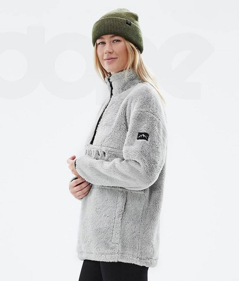 Light Grey Women's Dope Pile W Fleece | India_D1893