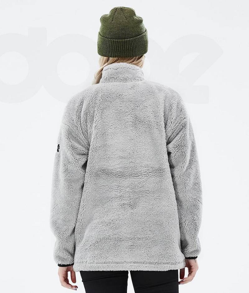 Light Grey Women's Dope Pile W Fleece | India_D1893