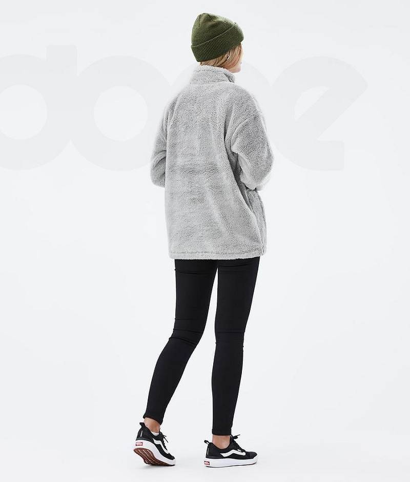 Light Grey Women's Dope Pile W Fleece | India_D1893