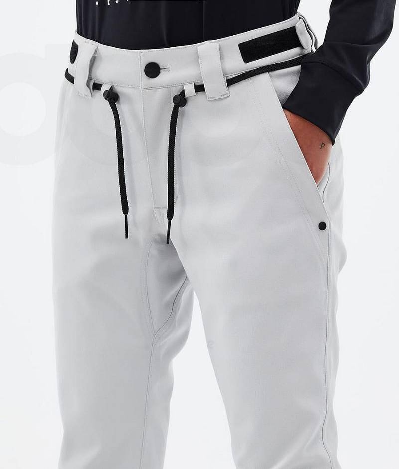 Light Grey Women's Dope Tigress W Ski Pants | India_D2305