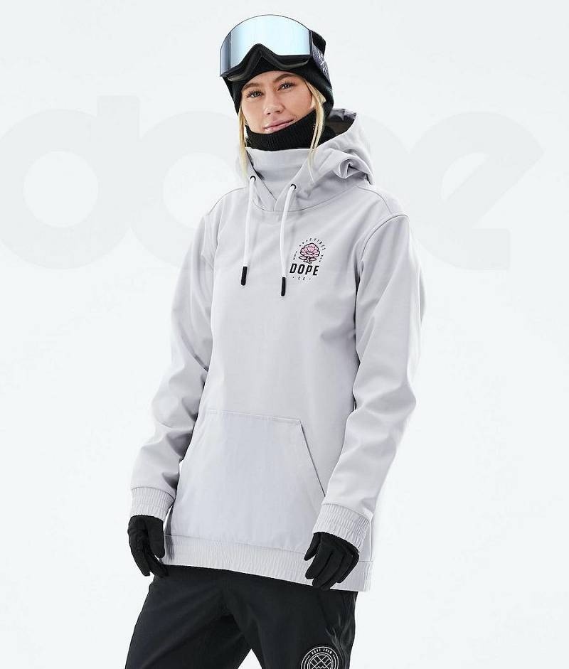 Light Grey Women's Dope Yeti 2021 Ski Jackets | India_D1725