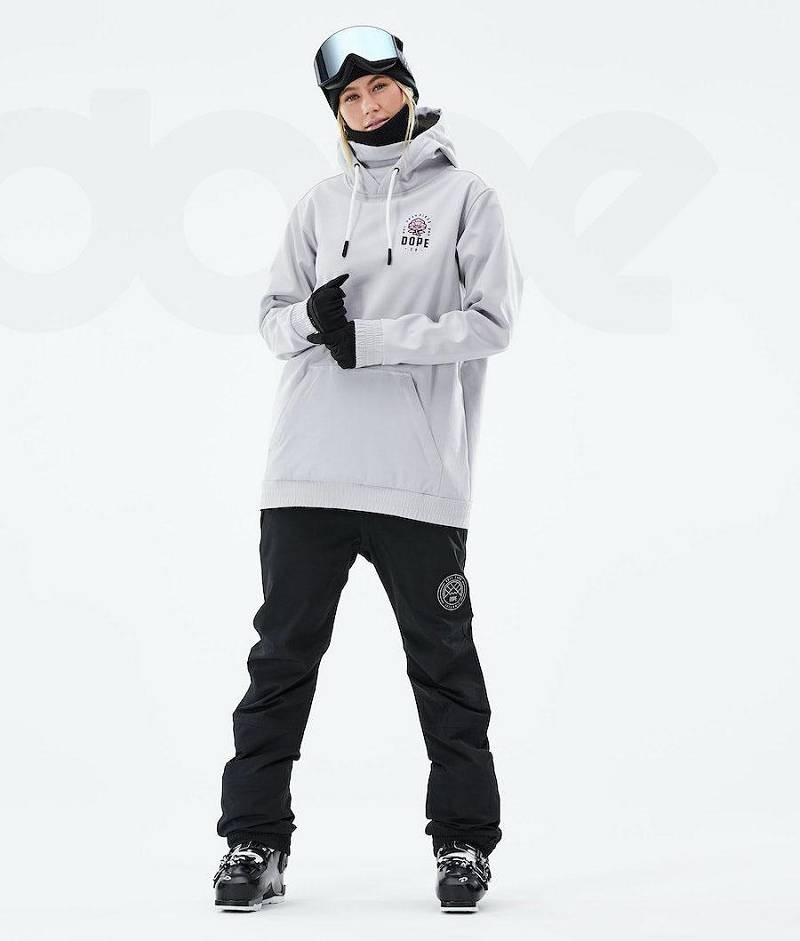 Light Grey Women's Dope Yeti 2021 Ski Jackets | India_D1725