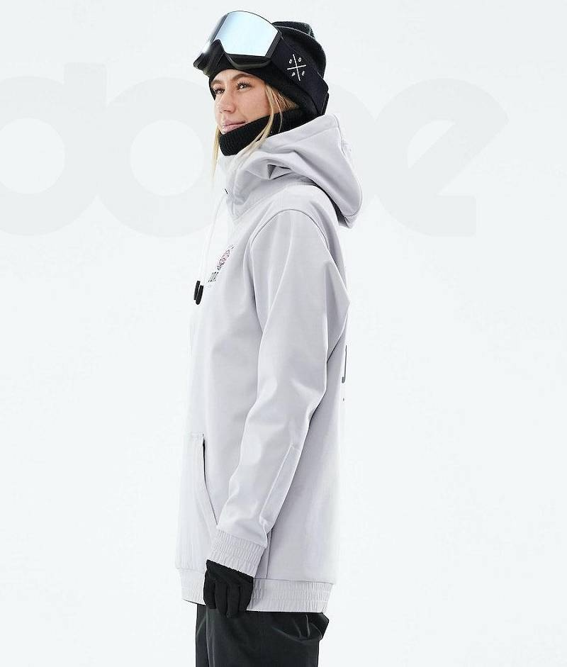 Light Grey Women's Dope Yeti 2021 Ski Jackets | India_D1725