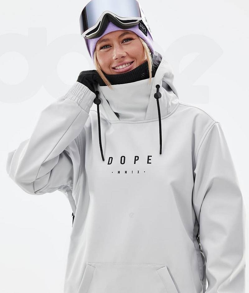 Light Grey Women's Dope Yeti W Ski Jackets | India_D2237