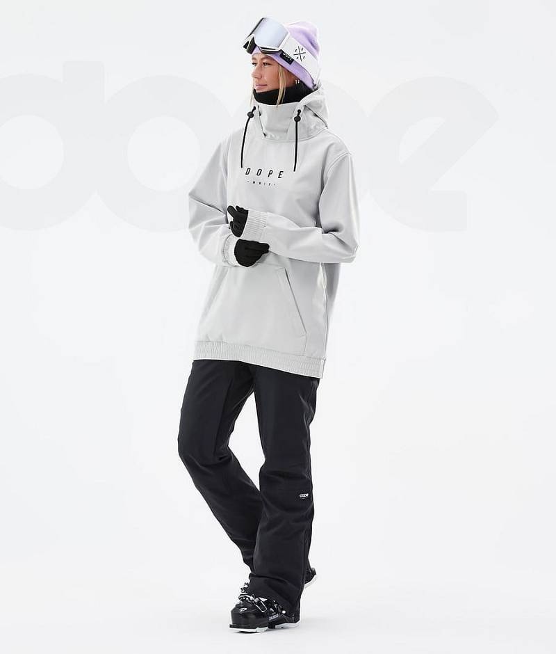 Light Grey Women's Dope Yeti W Ski Jackets | India_D2237