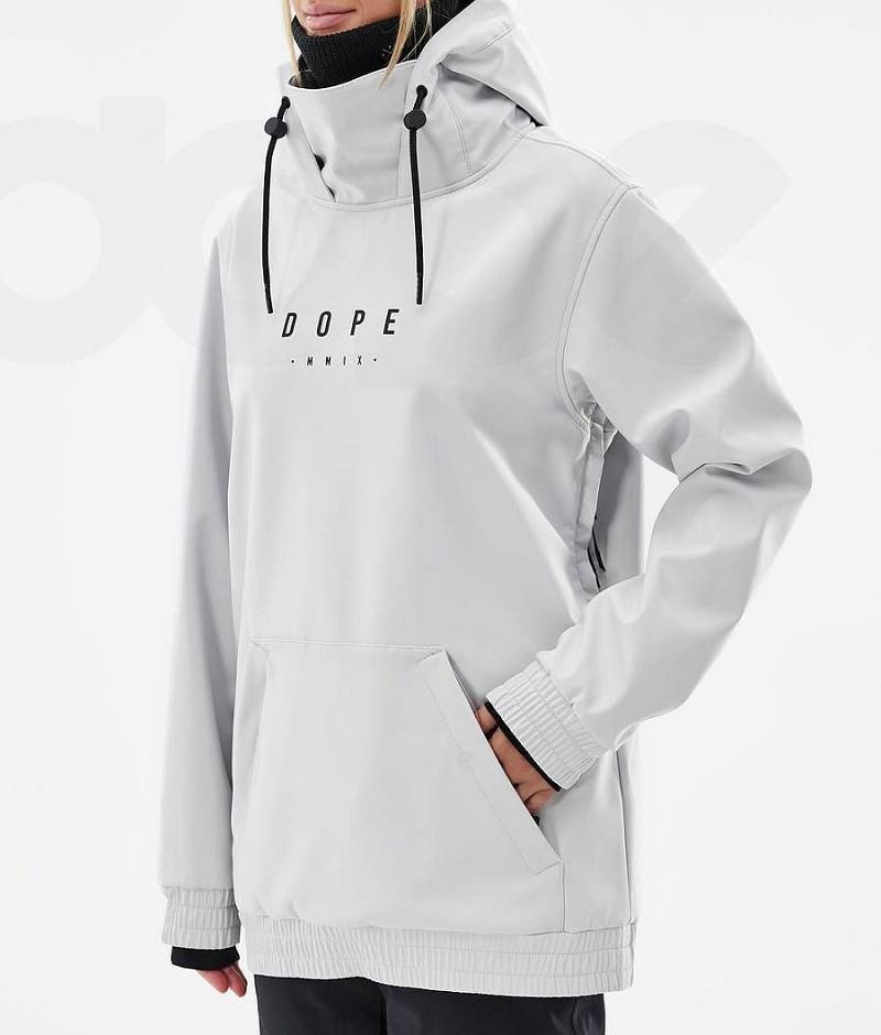 Light Grey Women's Dope Yeti W Ski Jackets | India_D2237