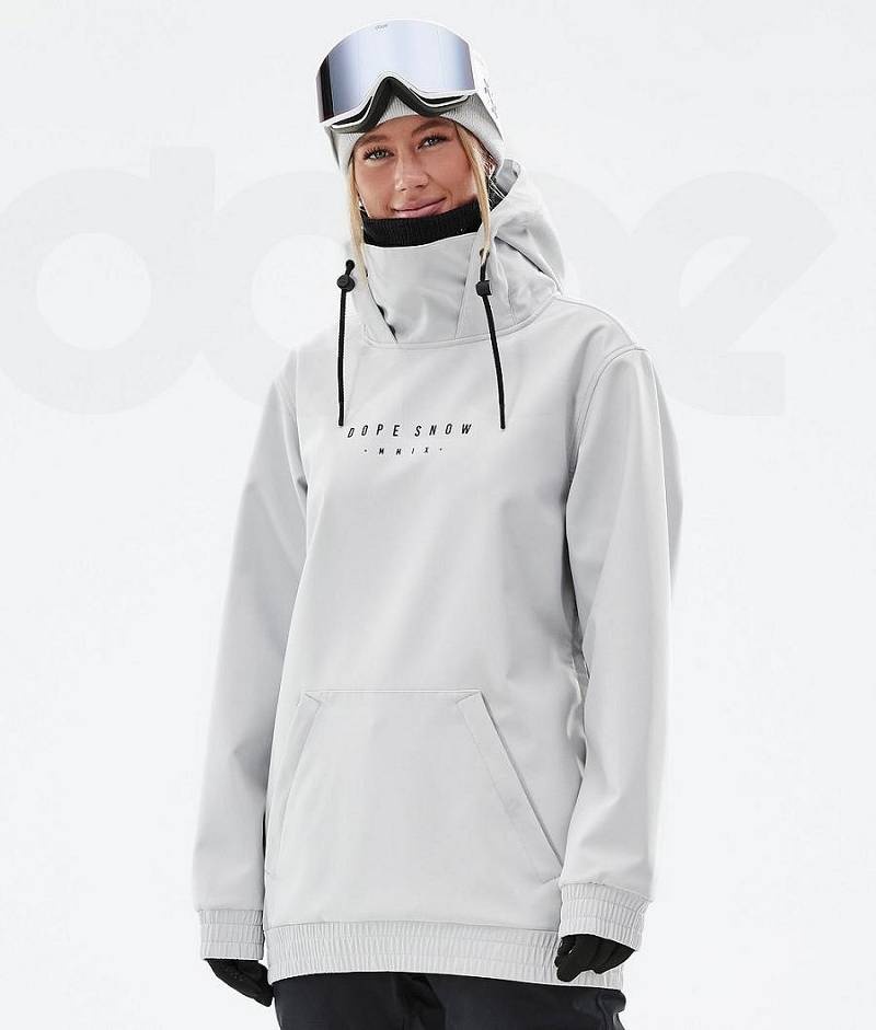 Light Grey Women's Dope Yeti W Ski Jackets | India_D2462