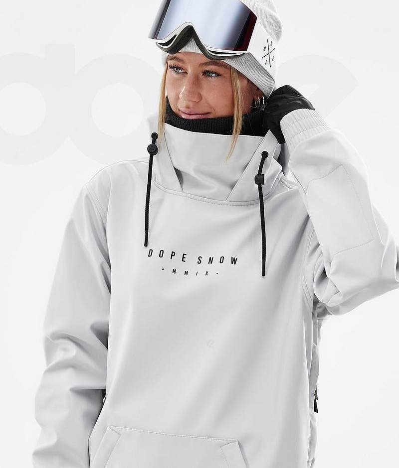 Light Grey Women's Dope Yeti W Ski Jackets | India_D2462