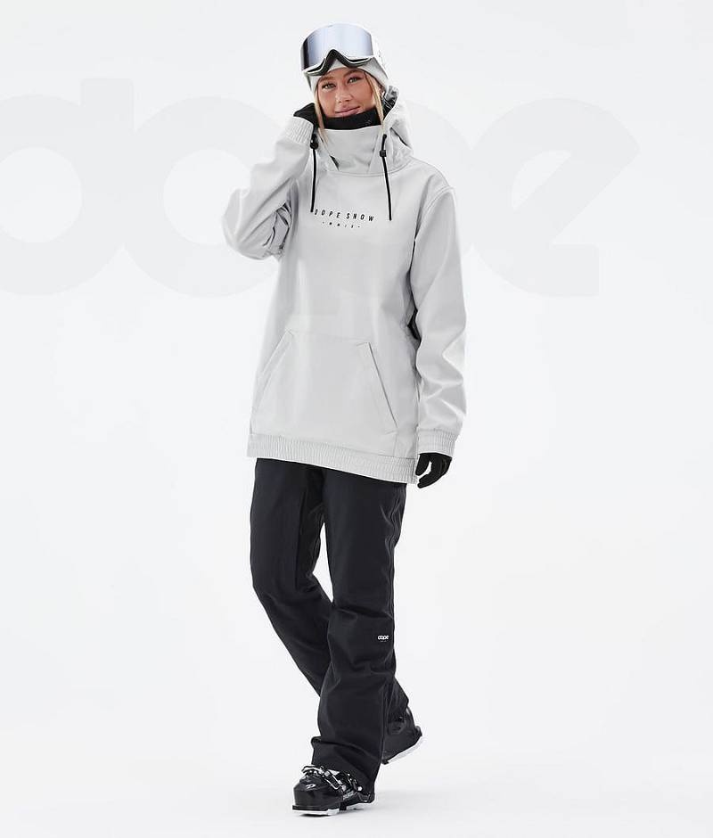 Light Grey Women's Dope Yeti W Ski Jackets | India_D2462