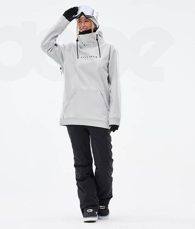 Light Grey Women's Dope Yeti W Snowboard Jackets | India_D2181