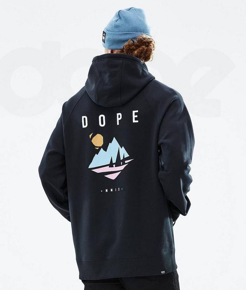 Navy Men\'s Dope Common Hoodies | India_D1577