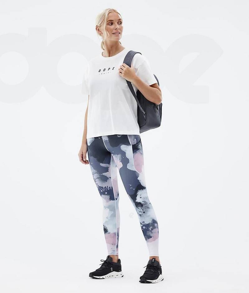 Navy Women's Dope Lofty Tech Leggings | India_D2504