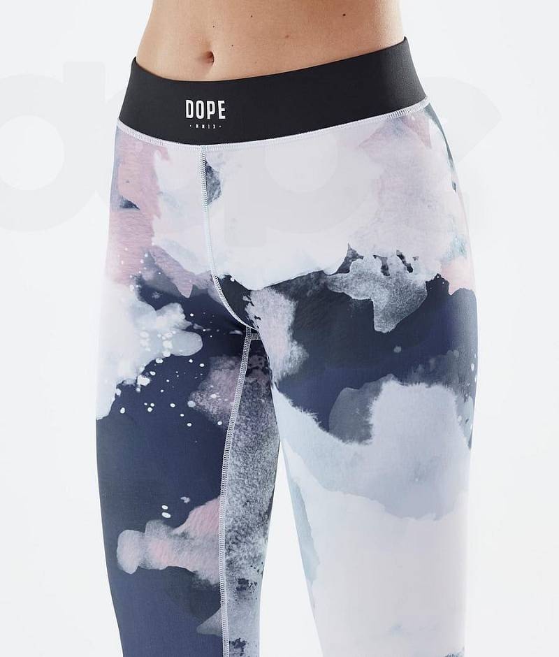 Navy Women's Dope Razor Leggings | India_D2250