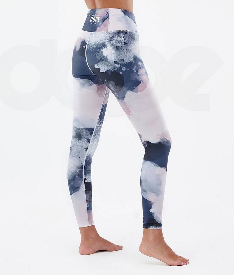 Navy Women's Dope Snuggle W Base Layer Pants | India_D1343