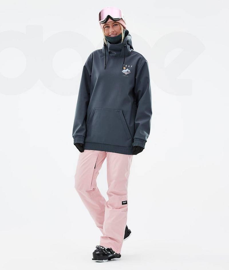 Navy Women's Dope Yeti W Ski Jackets | India_D2493