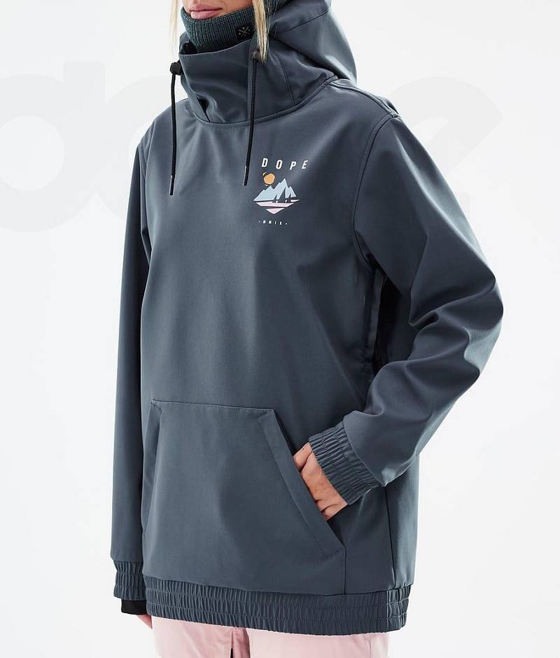 Navy Women's Dope Yeti W Ski Jackets | India_D2493