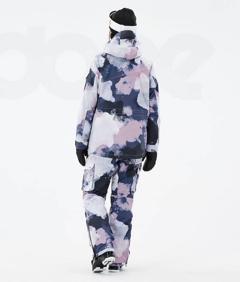 Navy / Pink Women's Dope Adept W Ski Jackets | India_D2322