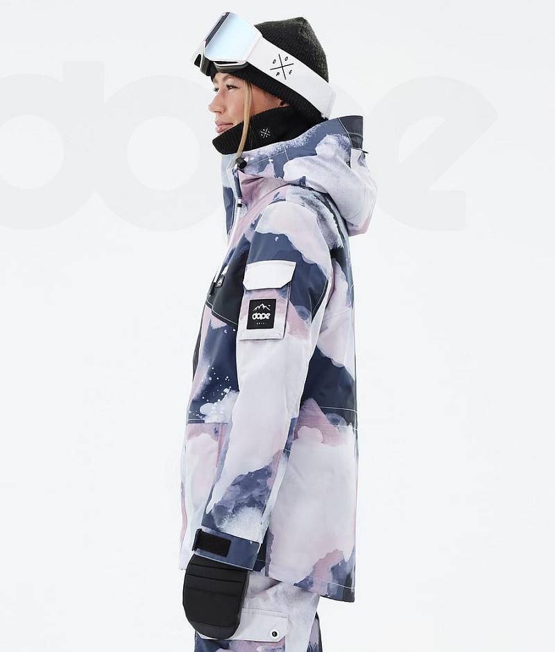 Navy / Pink Women's Dope Adept W Ski Jackets | India_D2322