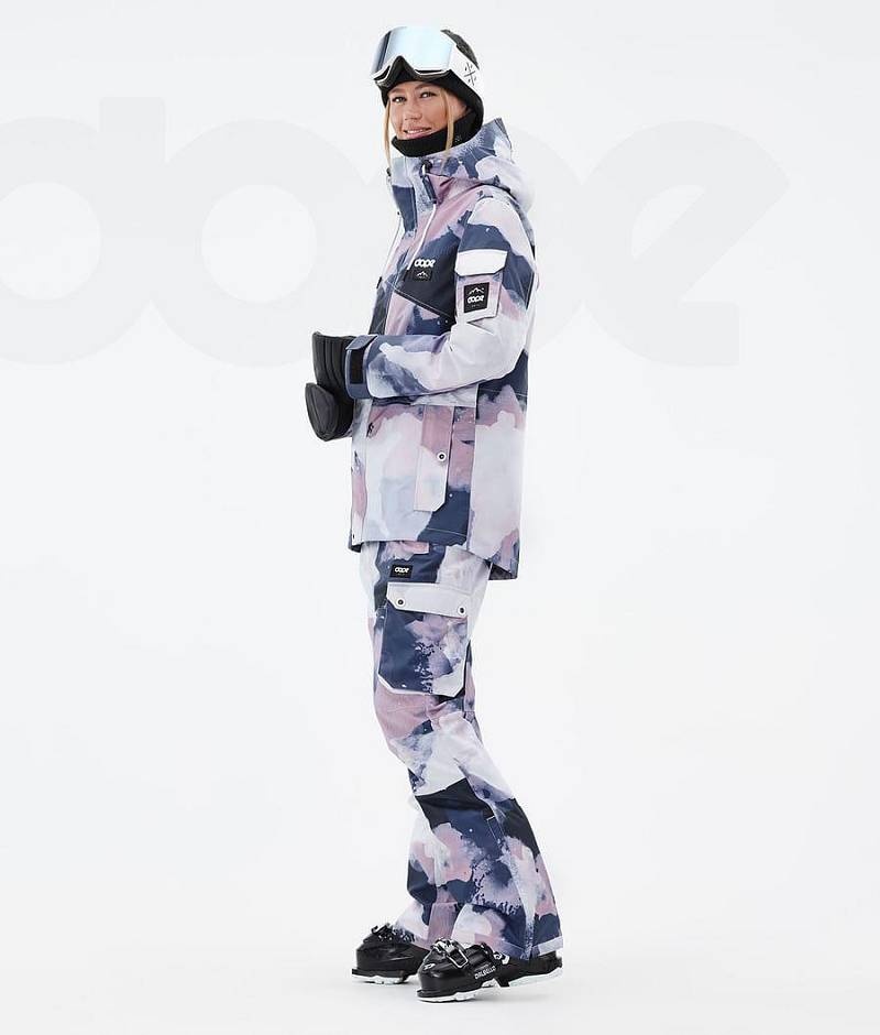 Navy / Pink Women's Dope Adept W Ski Jackets | India_D2322